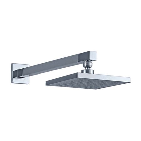 Salida de Ducha Vainsa Española Cromada de Pared Cuadrada 40cm