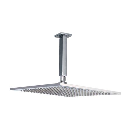 Salida de Ducha Vainsa Modelo Española de Bronce 30cm Plata