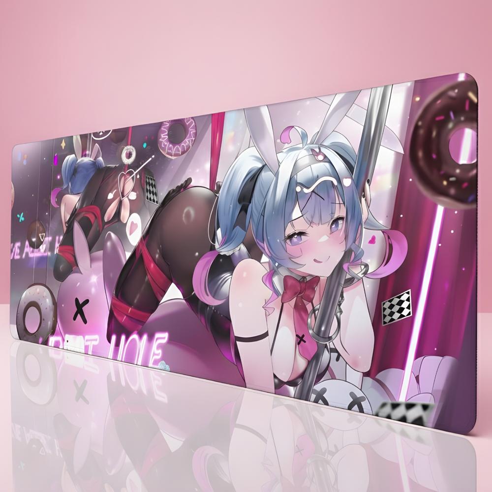 Mouse Pad Gamer Hatsune Miku Rabbit Hole Alfombrilla Anime