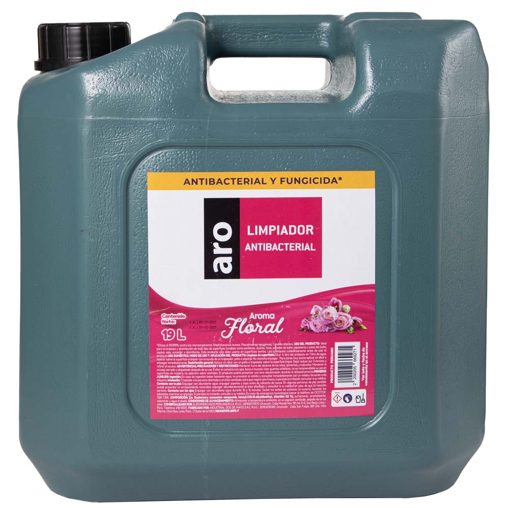 Limpiador Antibacterial ARO Floral Bidón 19L
