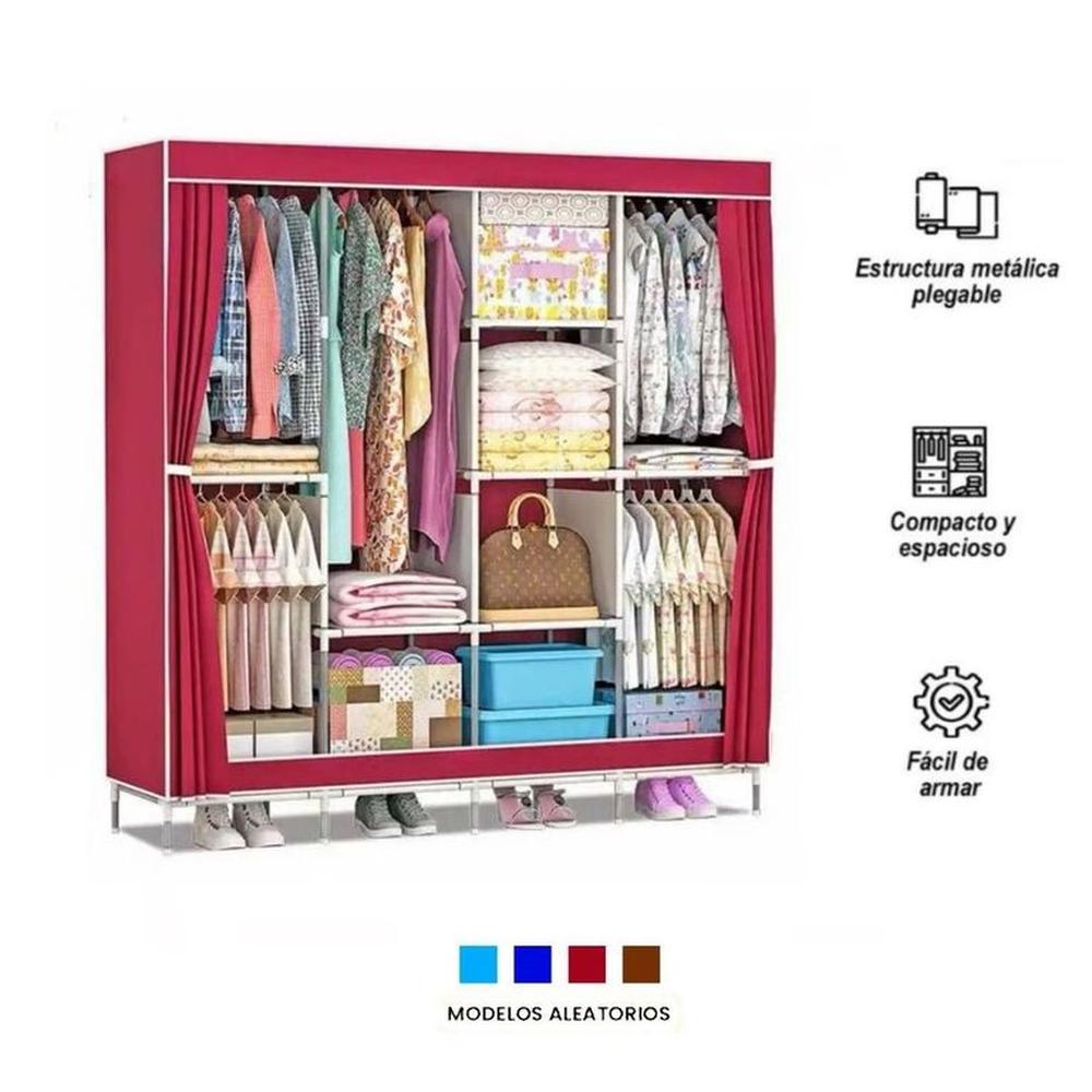 Ropero Organizador Armario Armable 4 Cuerpos 1.70 x 1.70 Aleatorio