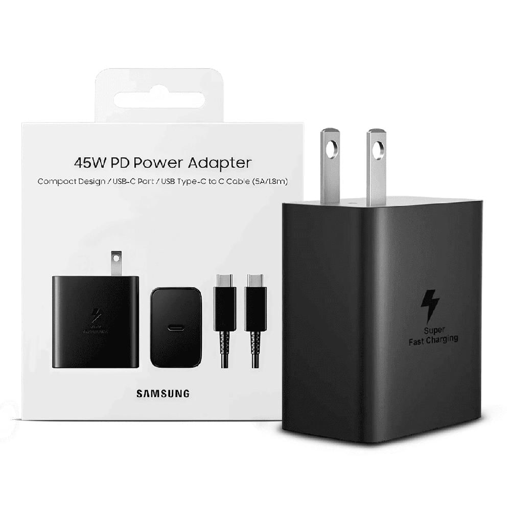Cargador Samsung 45w Carga Super Rápida 2.0 Con Cable Tipo C
