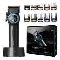 Máquina De Barbería Vgr V-001 Profesional Metálica 9000 Rpm
