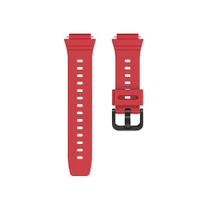 Correa De Silicona Para Huawei Kids 4 Pro- Rojo