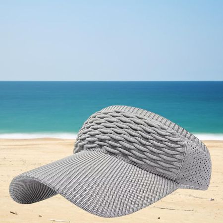 Visera Tipo Gorro ligero y Transpirable Gris