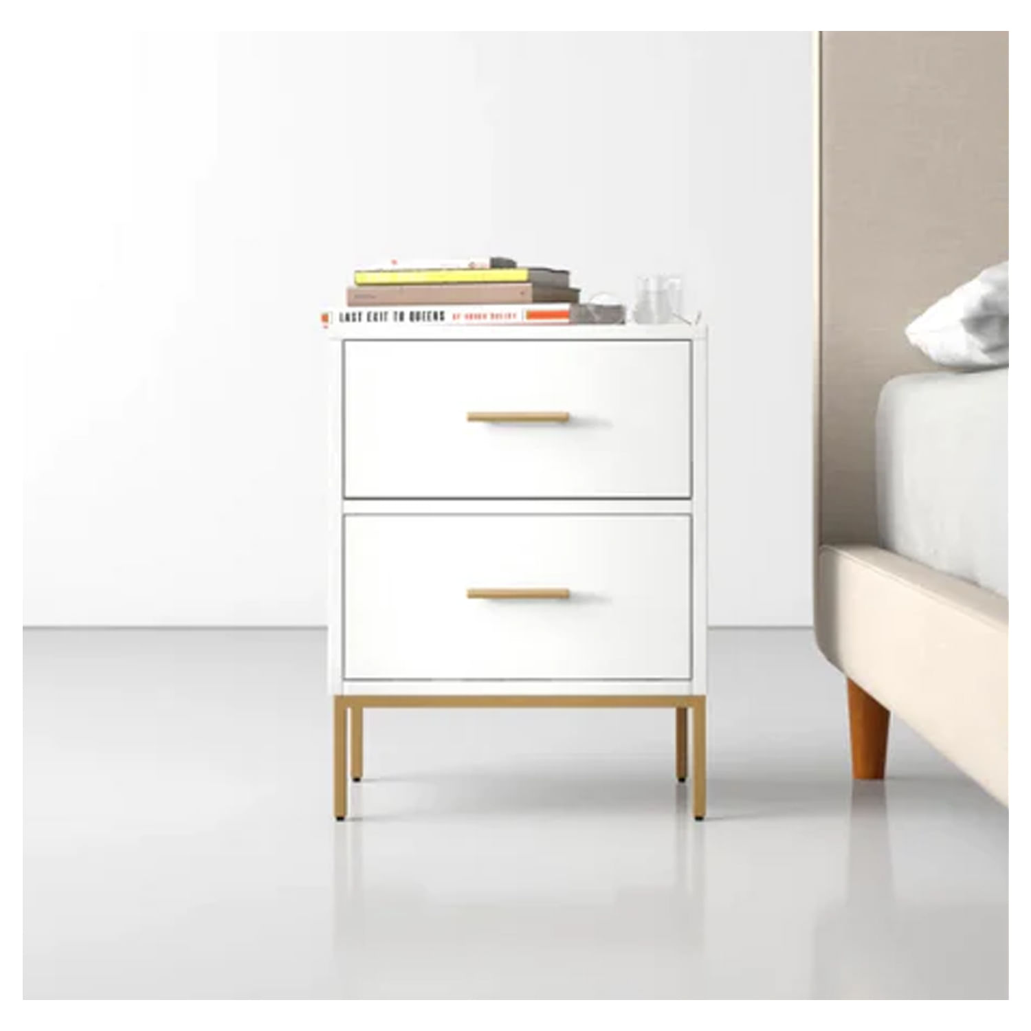 Velador Industrial Loana Ventitas Home Blanco