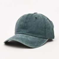 Gorro Tipo Beisbol Washed Effect Baseball Verde