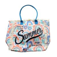 Maxi Bolso de Playa Summer - Pastel Salmon Talla única