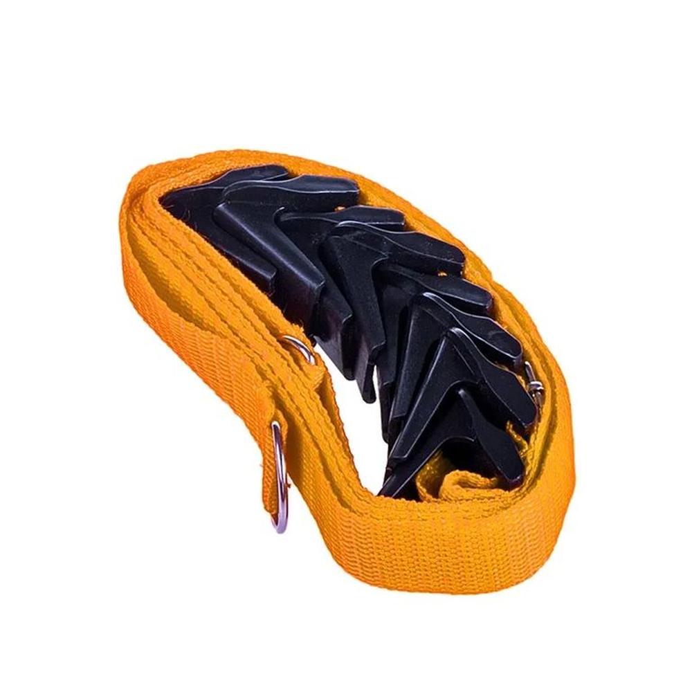 Rack Organizador  Colgador Carteras Gorros 7 Ranuras NARANJA