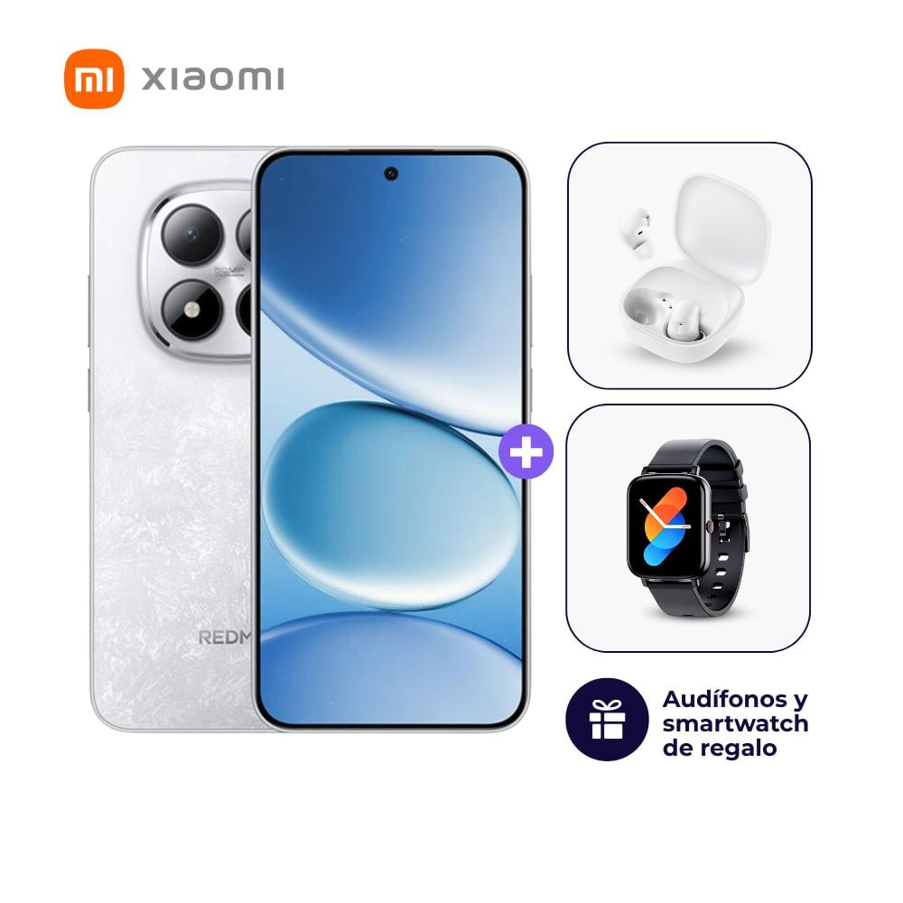 Xiaomi Redmi Note 15 Pro 4G 256GB 8GB Ram Blanco y Smartwatch - Audífonos