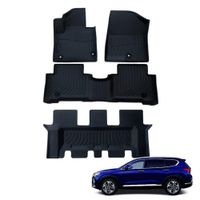 PROTECTOR PISO 5D TPE HYUNDAI SANTA FE 2013-2018 3 FILAS