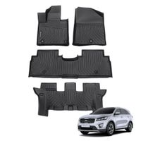 PROTECTOR CUBRE PISO 5D TPE KIA SORENTO 3 FILAS 2016-2021