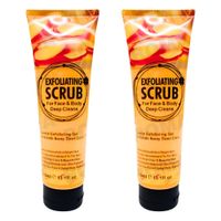 PACK 2 EXFOLIANTE FACIAL Y CORPORAL COLÁGENO 320ML WOKALI