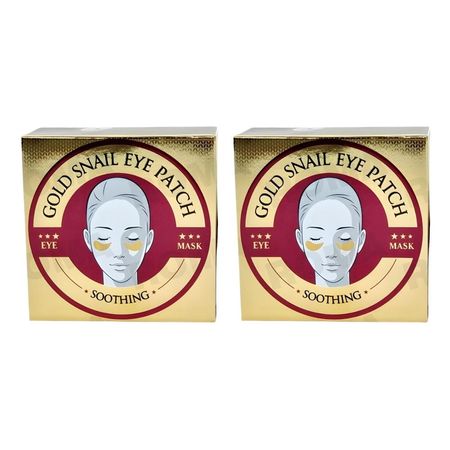 PACK 2 MASCARILLA PARA OJOS GOLD COLÁGENO 60UND WOKALI