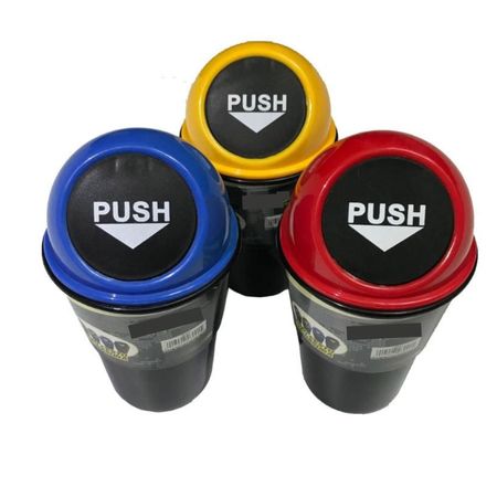 Mini Tacho Basurero para Interior de Auto Camioneta Portátil Azul