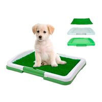Baño Ecológico Entrenador Para Mascotas Perros Con Cesped Lavable