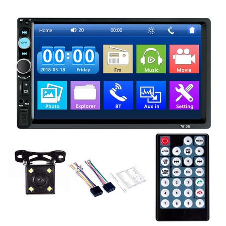 AUTORADIO BLUETOOTH CON PANTALLA TACTIL  MAS CAMARA DE RETROCESO
