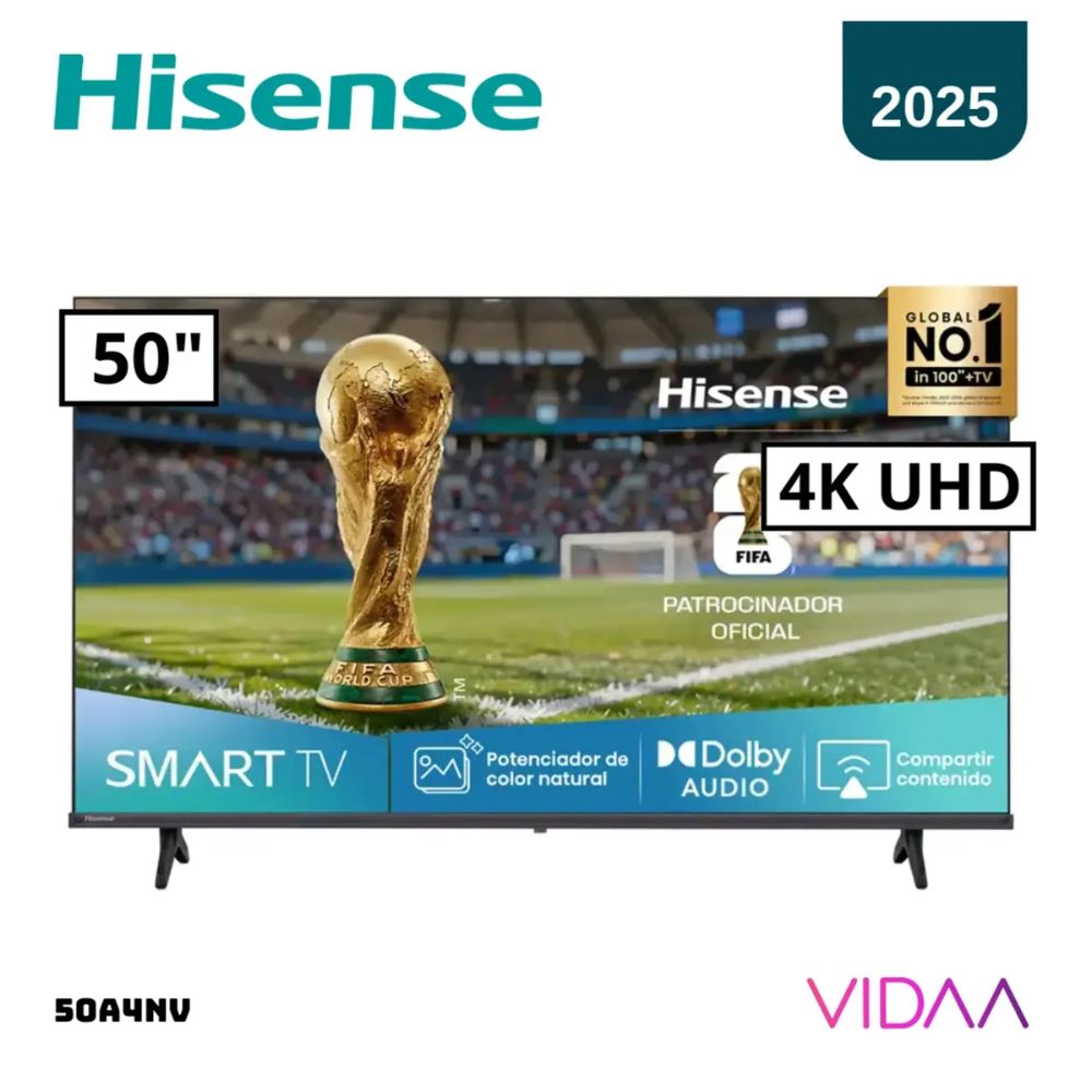 TELEVISOR HISENSE 50 50A4NV UHD 4K