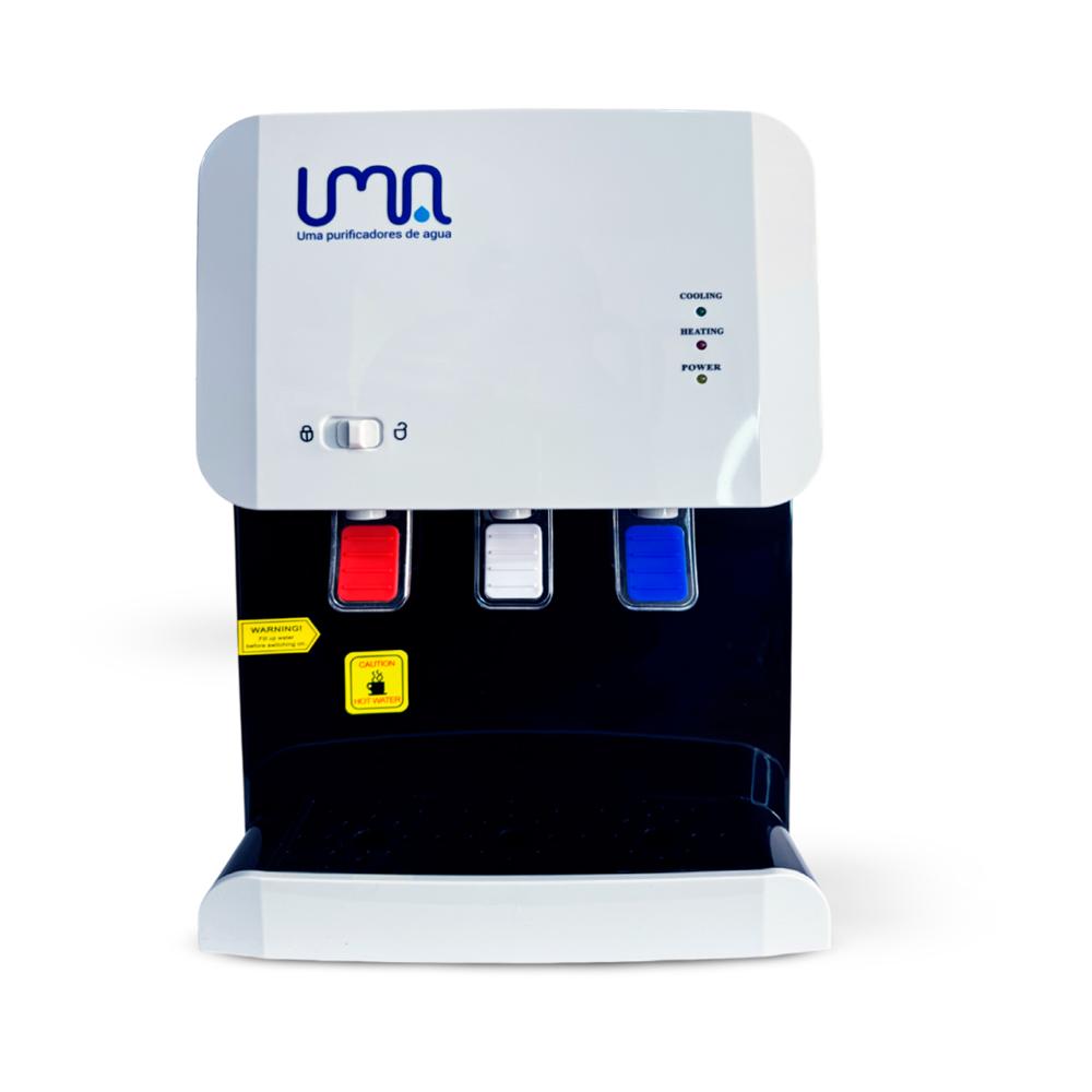Mini dispensador de agua con doble filtro Uma purificador de agua