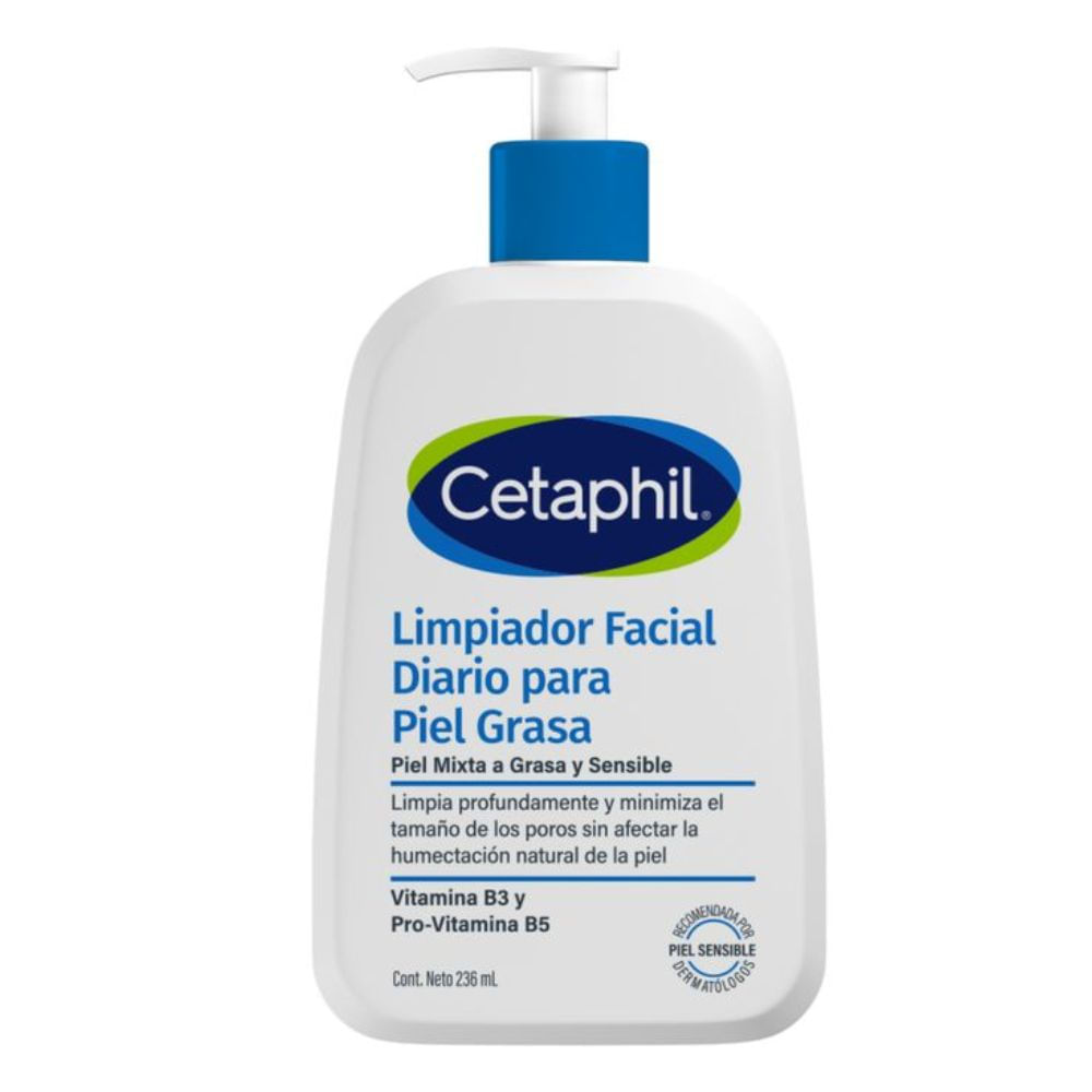 Cetaphil Limpiador Facial Diario Piel Grasa 236ml