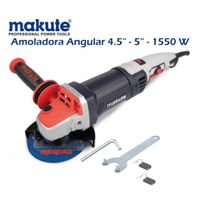 AMOLADORA ANGULAR DE 5 PULGADAS - 1550 W CON REGULADOR DE VELOCIDAD