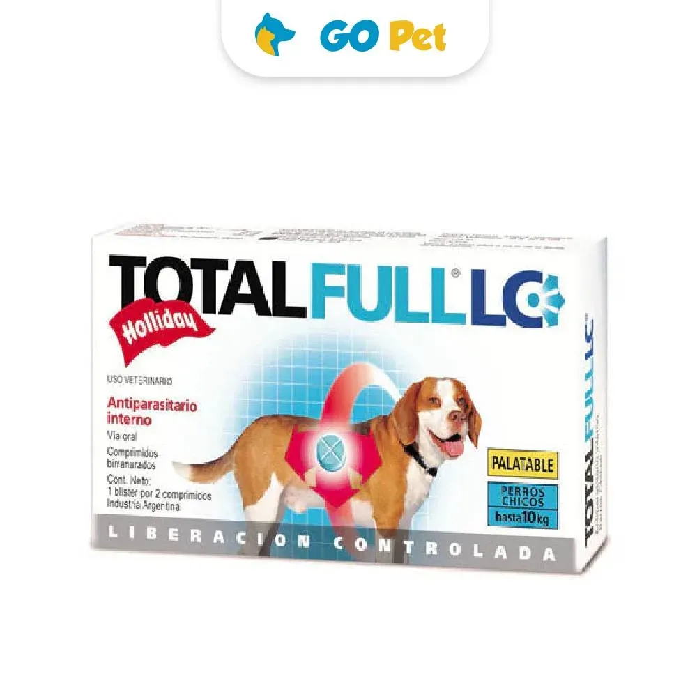 Holliday Total Full LC Perros Chicos x 2 Comprimidos Antiparasitario Interno