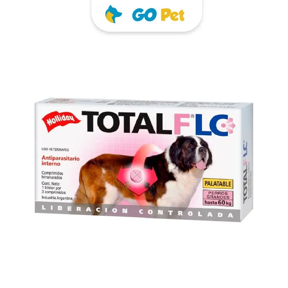 Holliday Total Full LC Perros Grandes x 3 Comprimidos Antiparasitario Interno