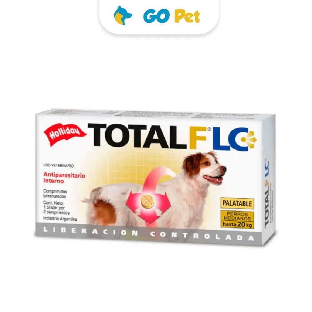 Holliday Total Full LC Perros Medianos x 2 Comprimidos Antiparasitario Interno