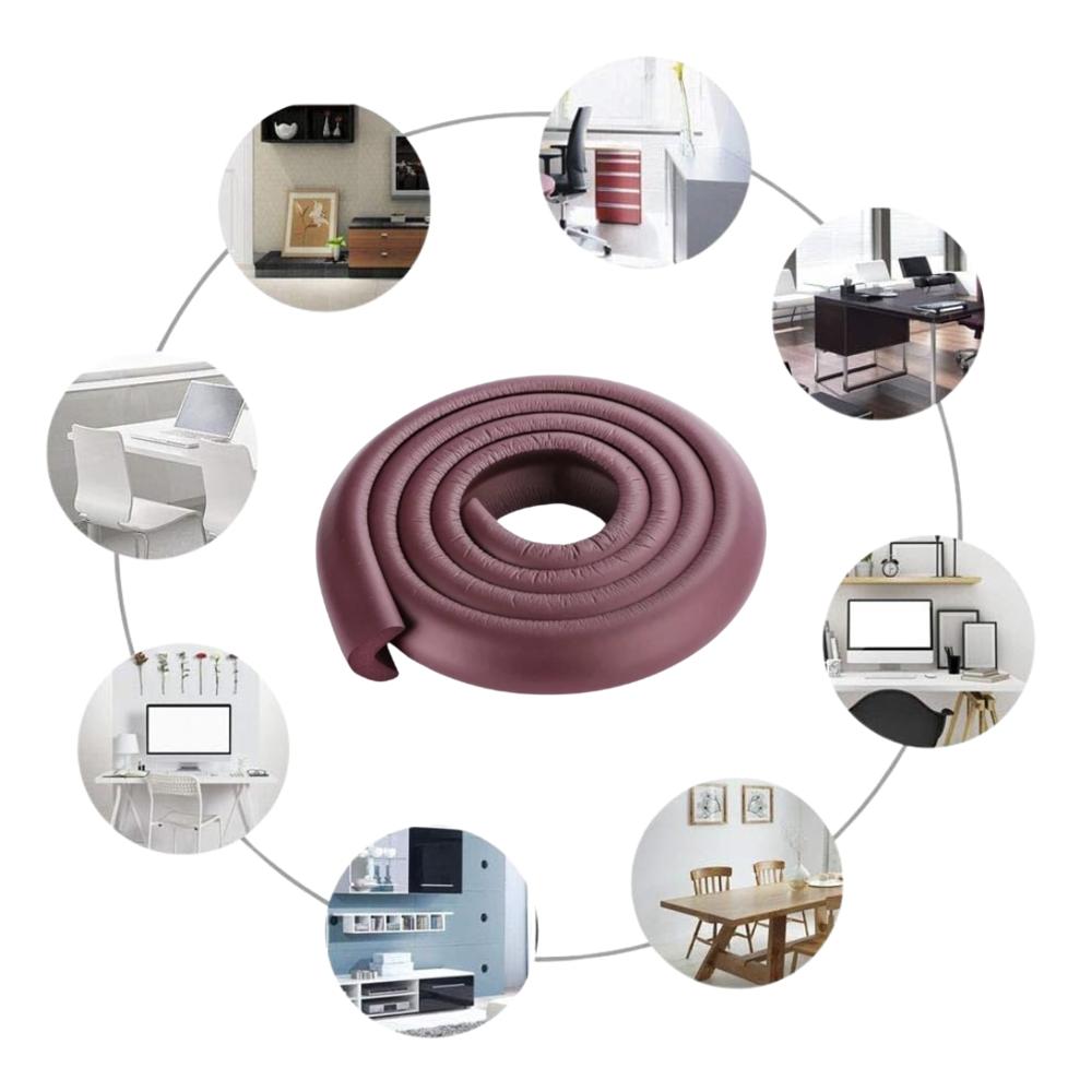 Protector Bordes y Esquinas Marron Seguridad para Bebes y Niños