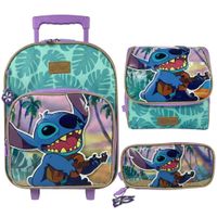 Pack Escolar Maleta Stitch Verde Oficio