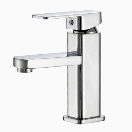Grifo Llave Mezcladora Monocomando Apache para Lavabo Lavamanos Acero Cromado Pesado