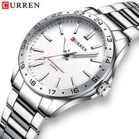 Reloj Curren 8452 Hombre Analogo Pulsera Acero Inoxidable