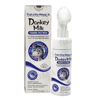 LIMPIADOR FACIAL EN ESPUMA DONKEY MILK 150ML WOKALI