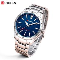 Reloj Curren 8452 Para Hombre Analogo Pulsera Acero Inoxidable
