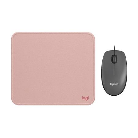 COMBO LOGITECH MOUSE M90 PAD MOUSE 200X230 ROSADO