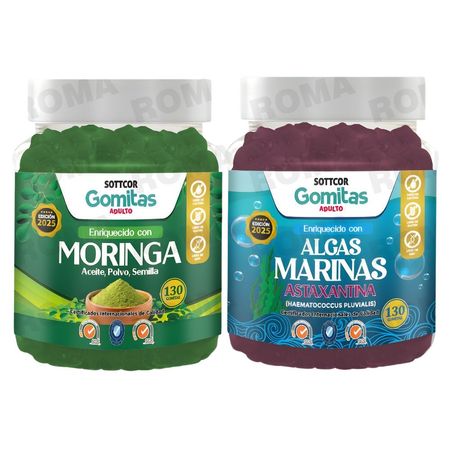 PACK GOMITAS MORINGA + ALGAS MARINAS SOTTCOR