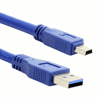 Cable de Extensión USB 3.0 A Macho a Mini USB 10 Pines 5 metros
