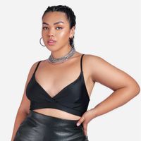 Top de tul nahomi color negro Miss Lady