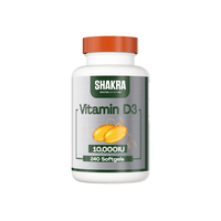 Shakra Vitamina D3 10000 iu Colecalciferol 240 Cápsulas