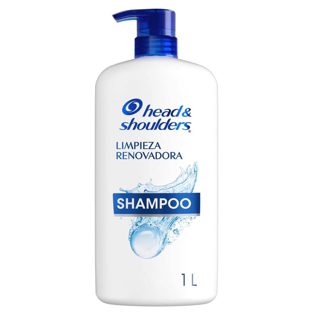 Shampoo HEAD & SHOULDERS Limpieza Renovadora Control Caspa Frasco 1L