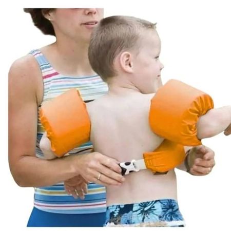 Chaleco Salvavidas Flotador de Brazos ANARANJADO Infantil 15-25 Kg