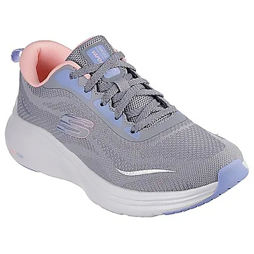 Zapatilla Skechers Dama Gris 150028 GYMT - plazaVea