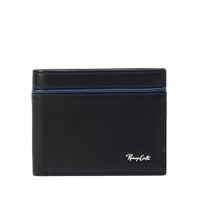 Billetera para Hombre con Detalle en Contraste Renzo Costa Wpc 2165 1 Black 7 Blue Lux