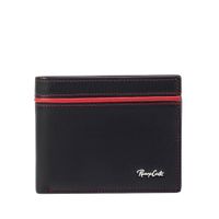 Billetera para Hombre con Detalle en Contraste Renzo Costa Wpc 2165 1 Black 9 Dark Red Lux