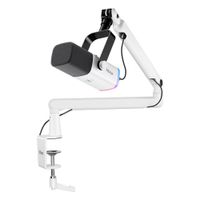 Micrófono Fifine Ampligame TAM8 XLR/USB (Incluye Brazo) - Blanco