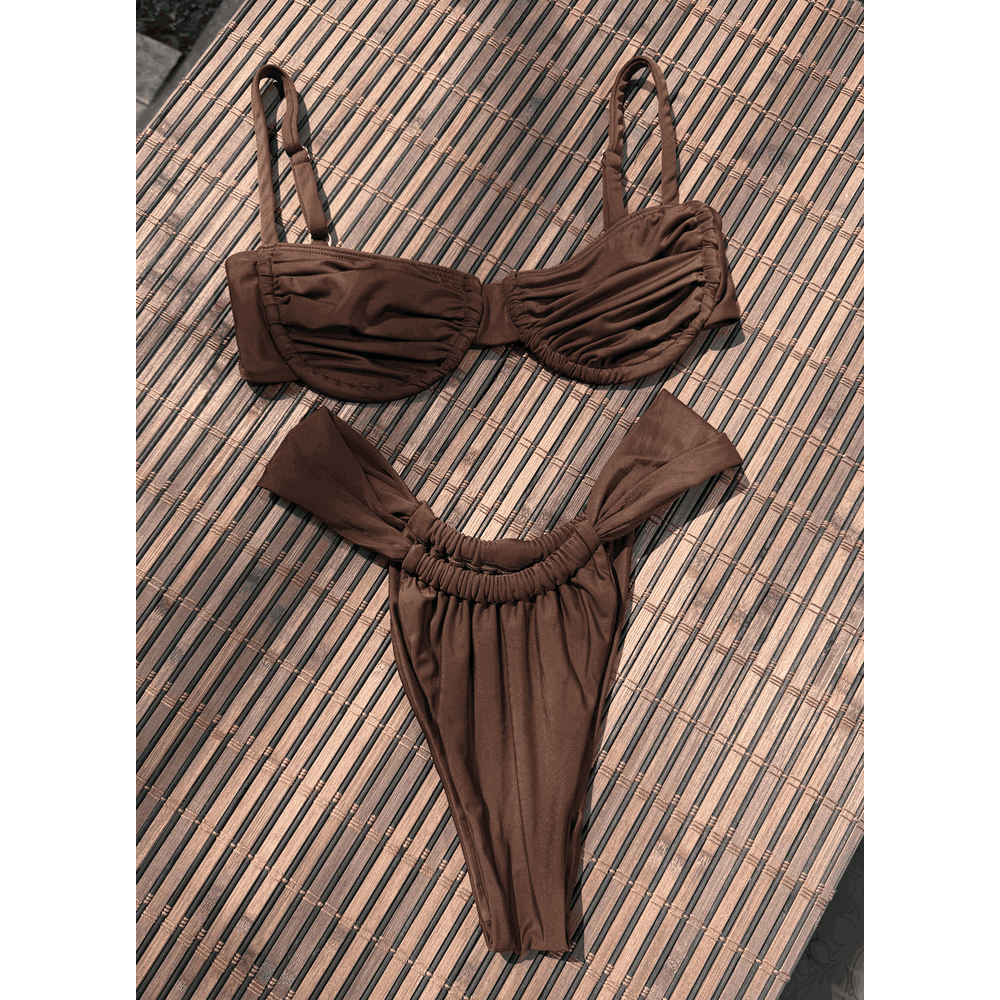 Calzon de Bikini Bottom Azucena Chocolate