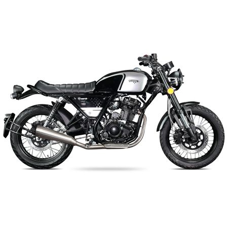 Motocicleta Ssenda Custom Patagonia 250 Negro Blanco PATAGONIA250NEBL