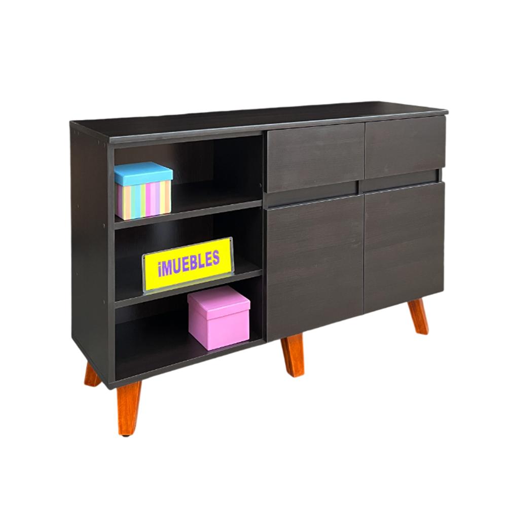 Aparador Vintage Mueble Aparador Melamina Wengue