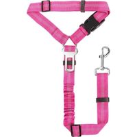 Correa para Perros de Seguridad en Coche Ajustable Multifuncional 3 en 1 Color Vino