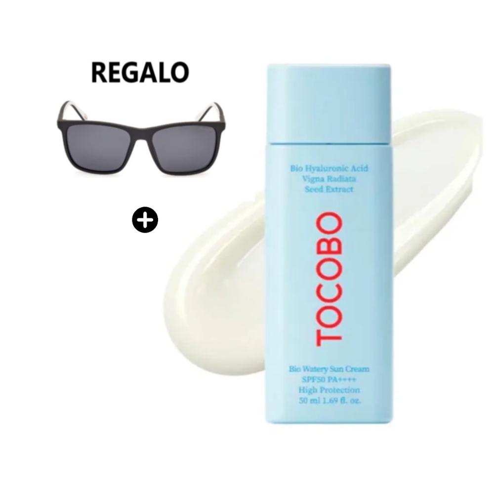 Protector Solar BIO TOCOBO en crema WATERY SUN CREAM SPF50 50ml más Lentes